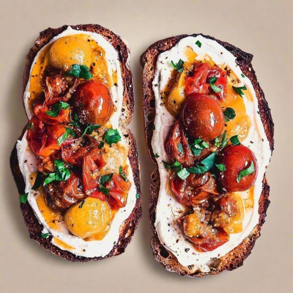 Hummus Sourdough Toast