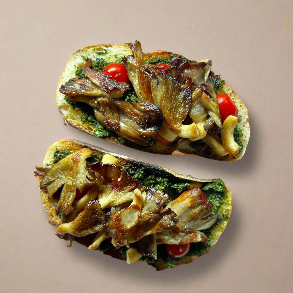 Pesto Sourdough Slice