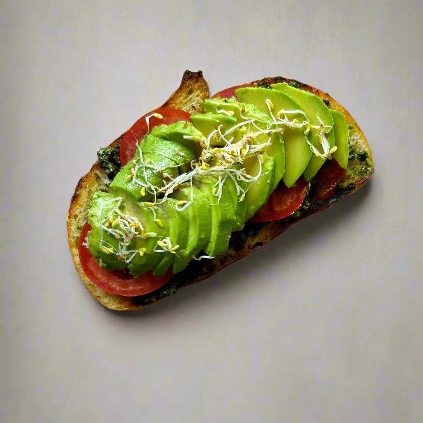 Pesto Sourdough Slice