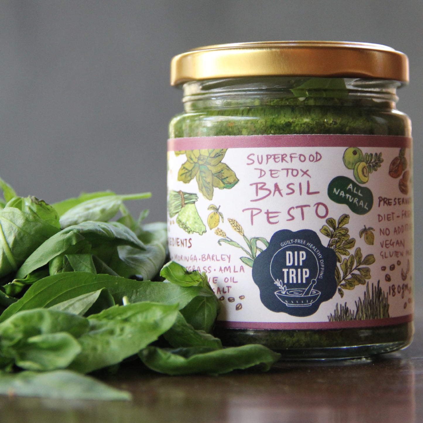 Superfood Detox Basil Pesto