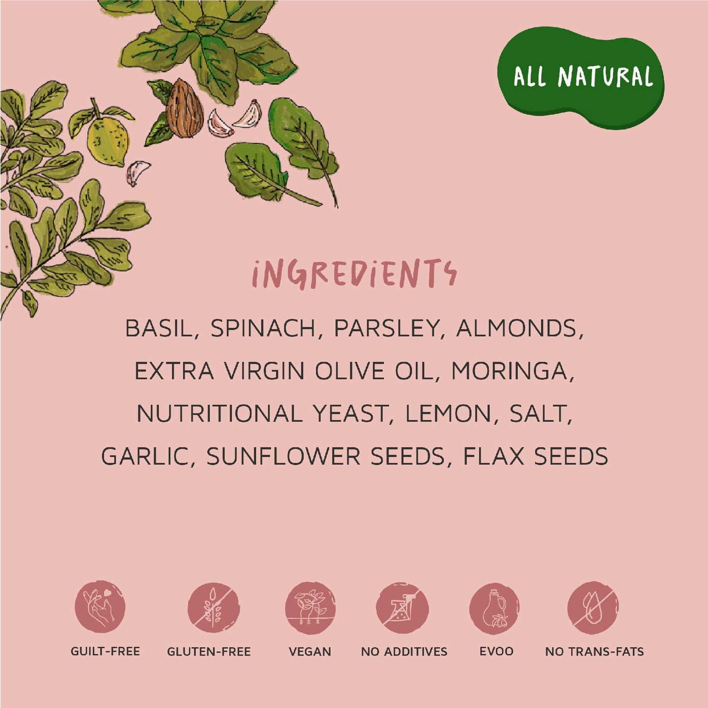 Moringa and Mixed Greens Pesto