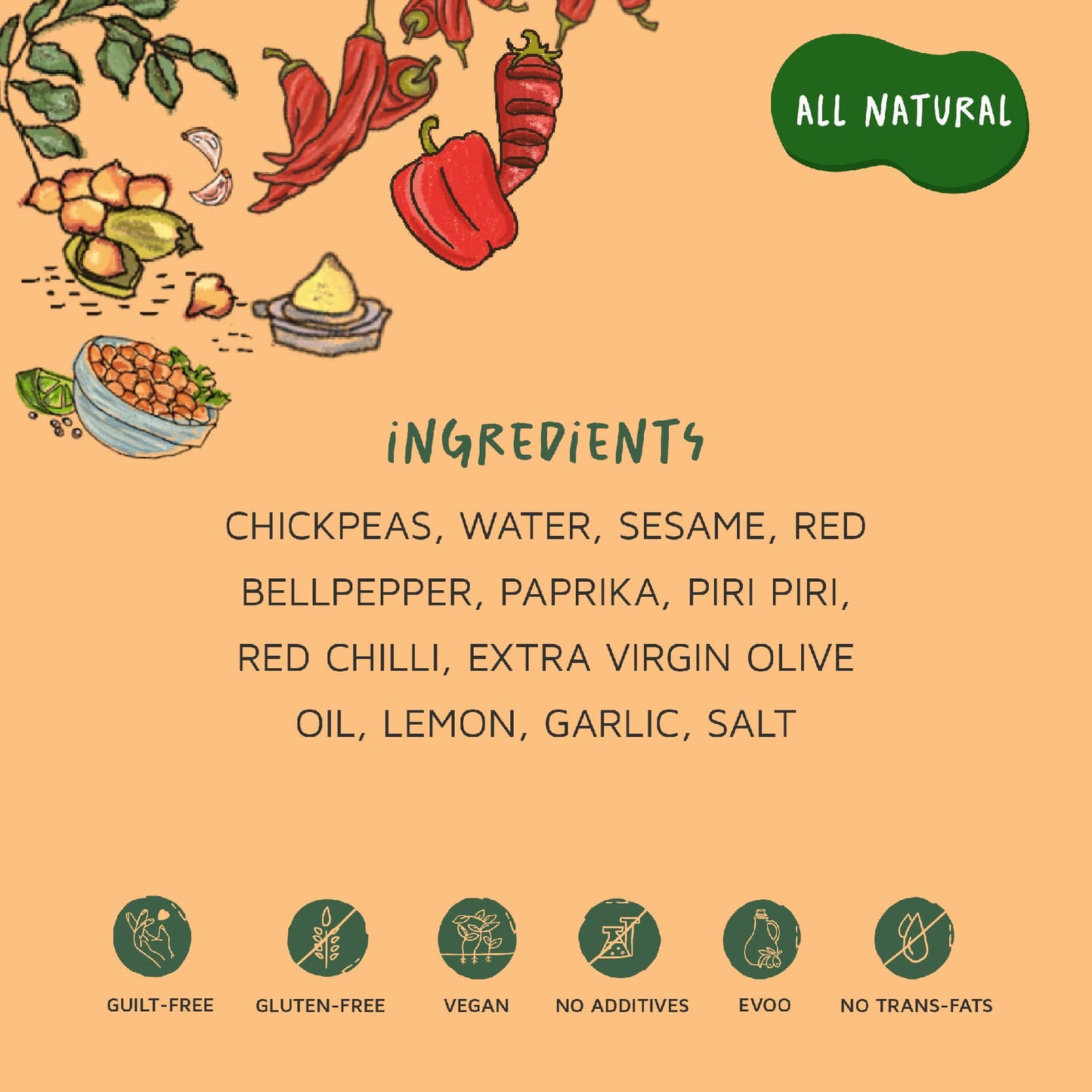 Piri Piri Paprika Hummus