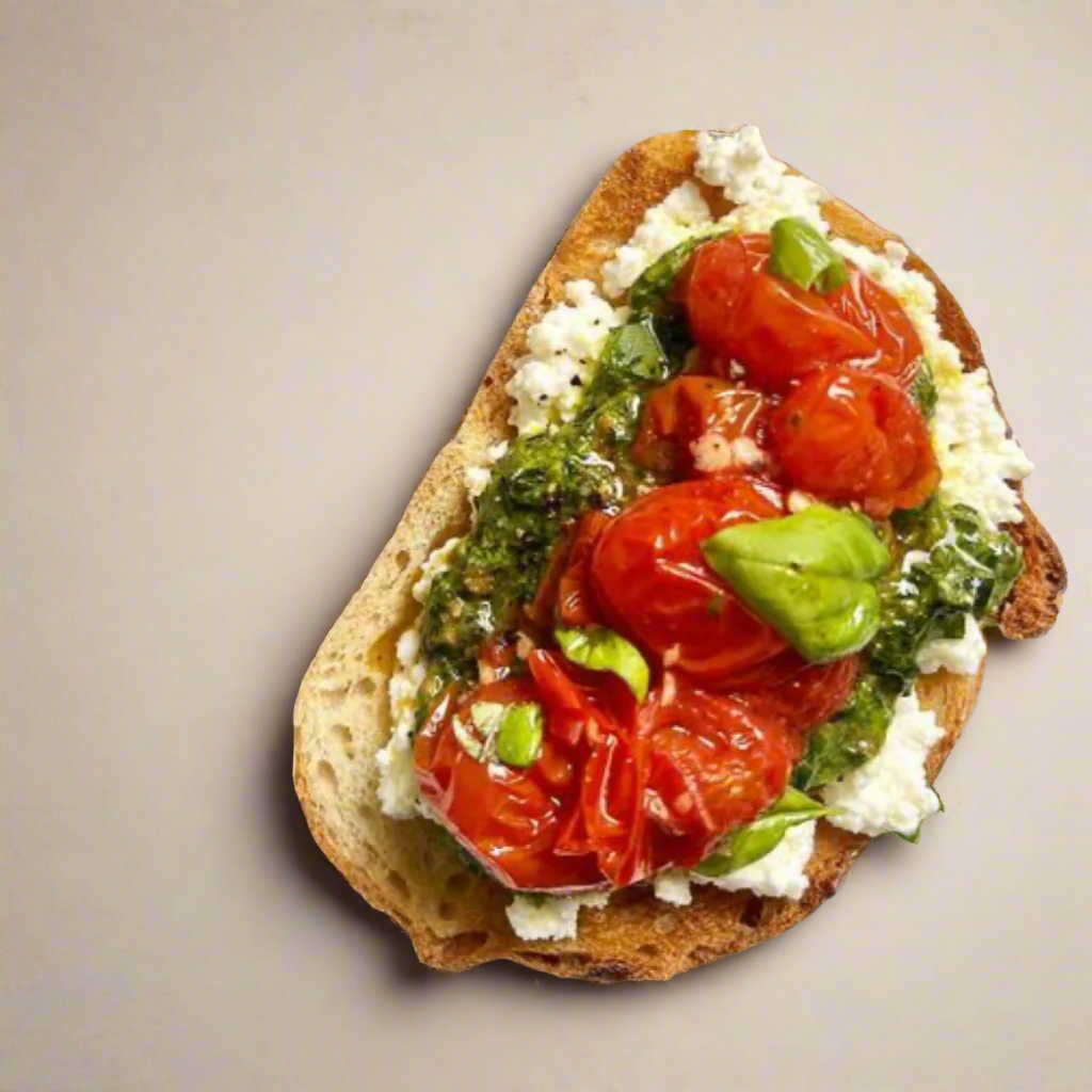 Pesto Sourdough Slice