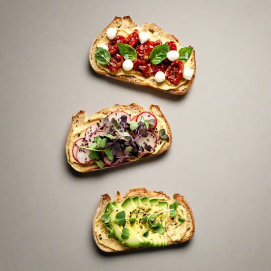 Hummus Sourdough Toast