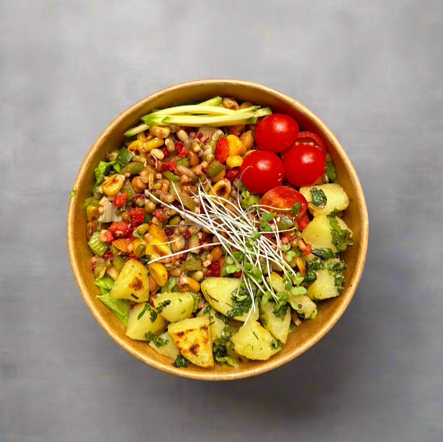 mumbai chaat salad bowl
