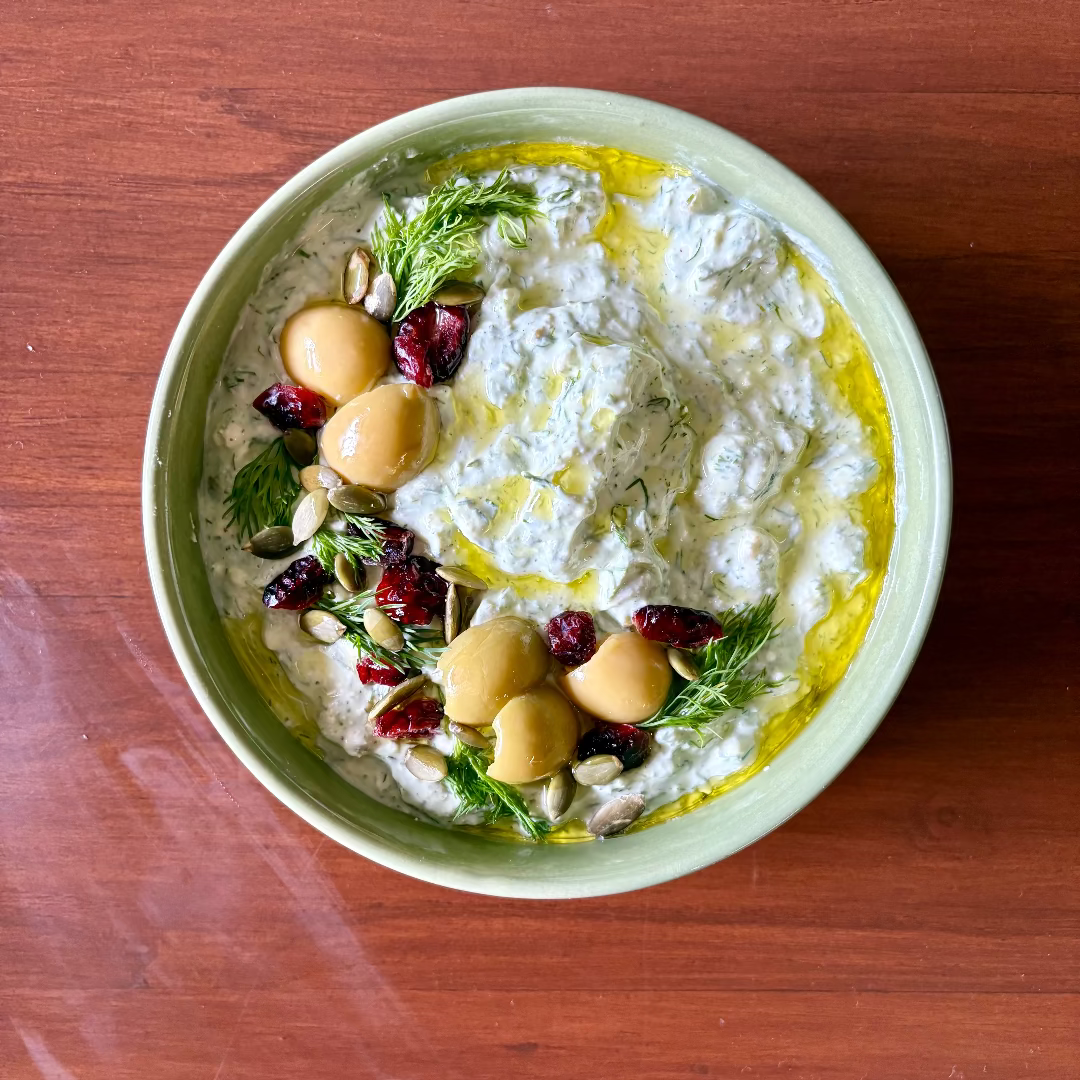 Olive Dill Feta Sour Cream - Gourmet Dips