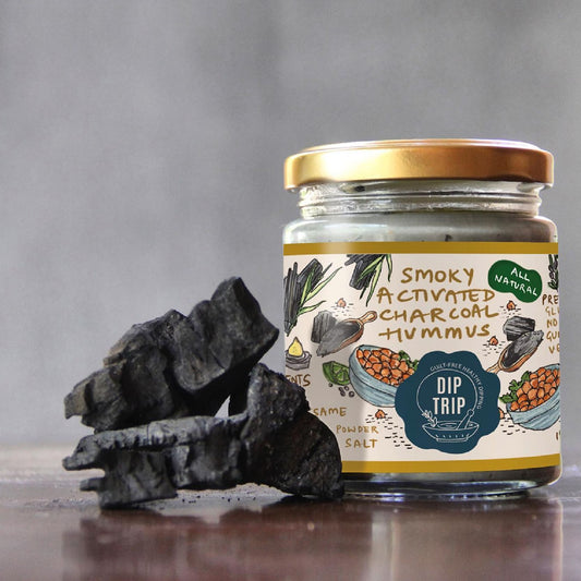 Smoky Activated Charcoal Hummus