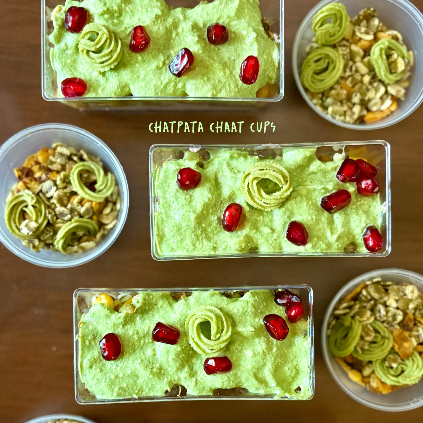 Veg party starters, chaat cups, grazing table mumbai