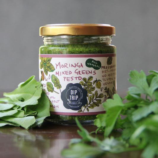 Moringa and Mixed Greens Pesto