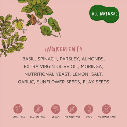 Moringa and Mixed Greens Pesto