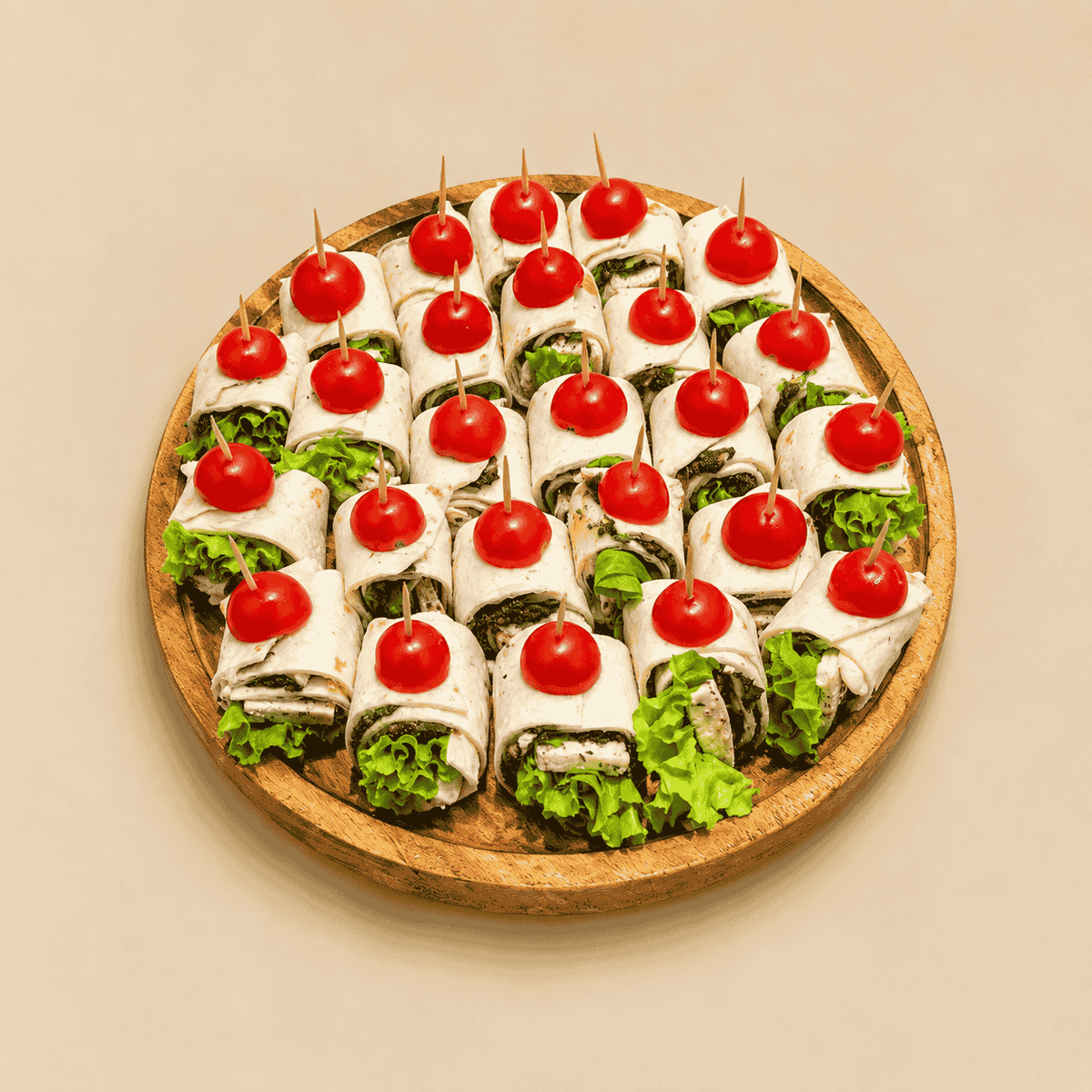 Pesto Cream Cheese Peppy Pinwheels