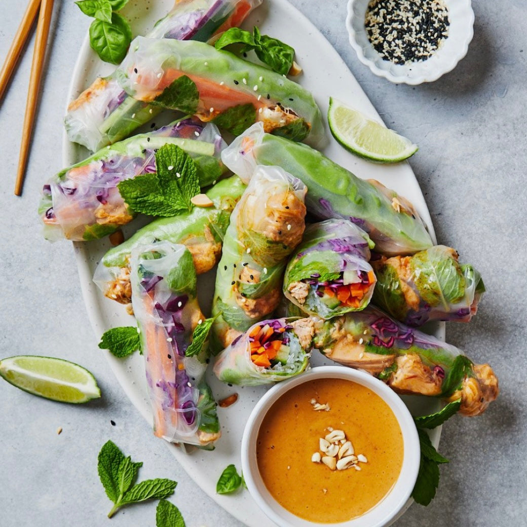 Rice Paper Rolls - Party Platters - Grazing Boards